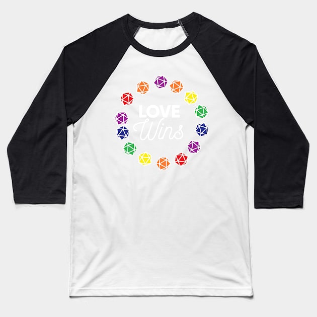 Pen and paper love wins gay pride Baseball T-Shirt by avogel